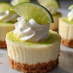 Mini key lime cheesecakes