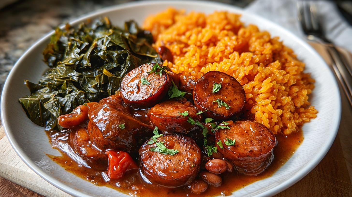 Smothered sausage recipe