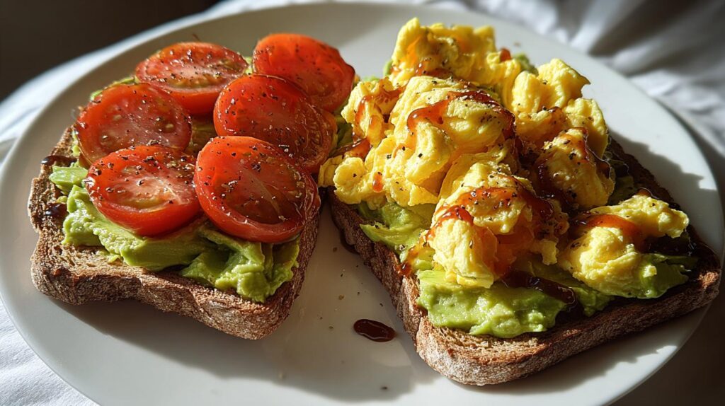 avocado tomato toast