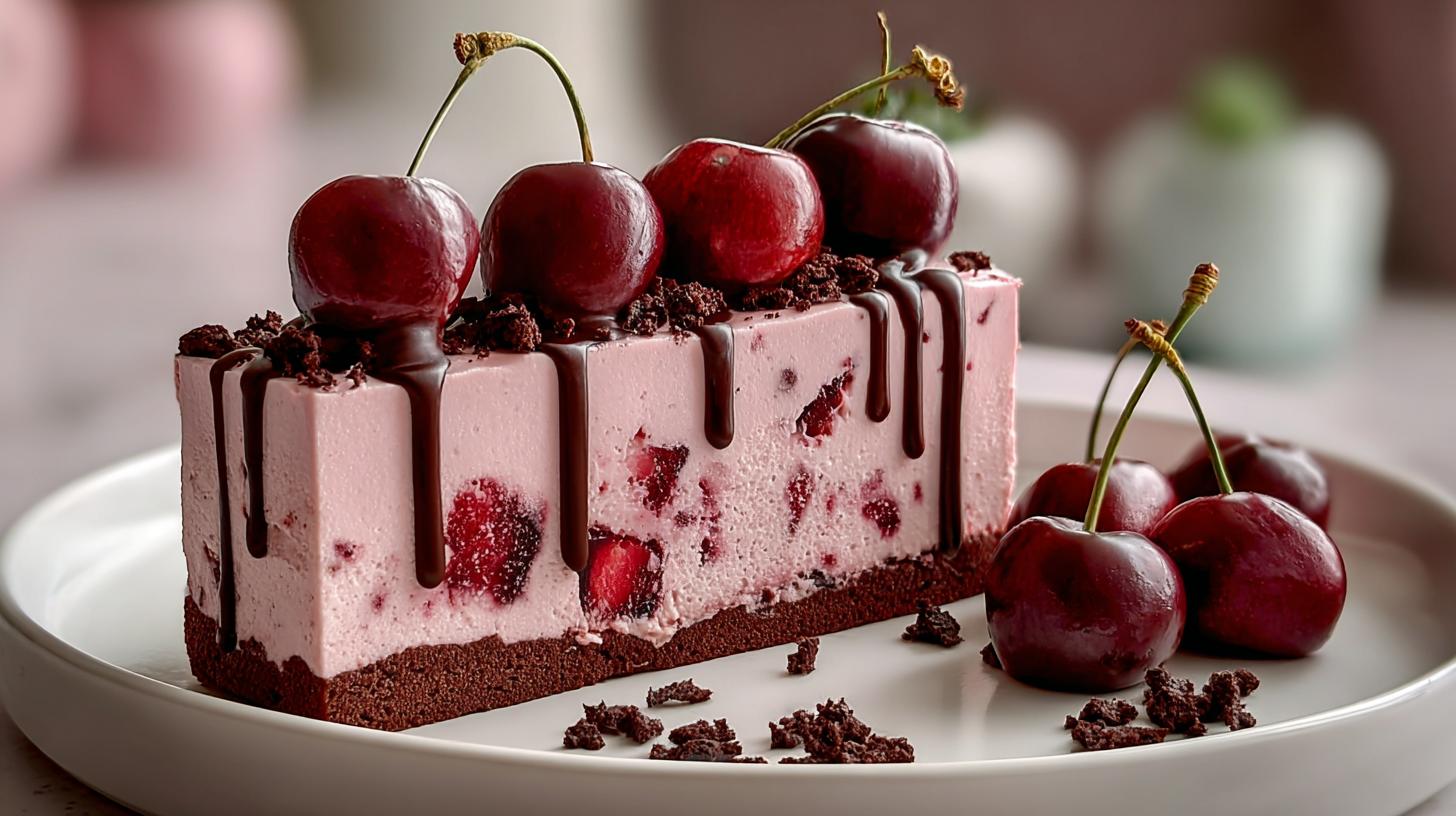 cherry mousse cake