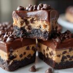 chocolate chip cookie dough brownie bites