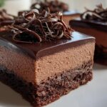 chocolate mousse brownies