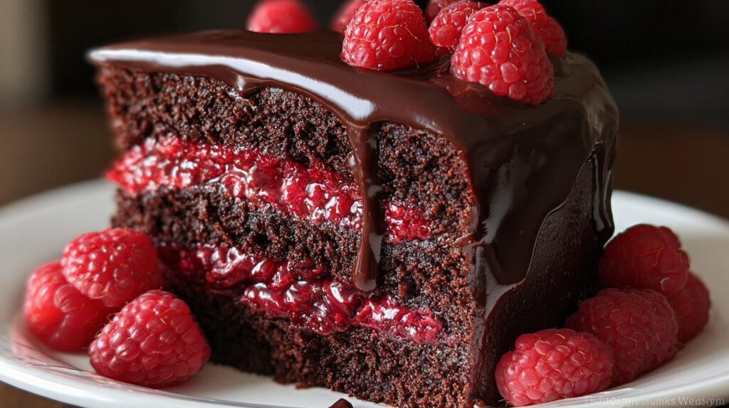 chocolate raspberry cake