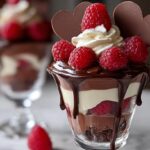 chocolate raspberry parfait