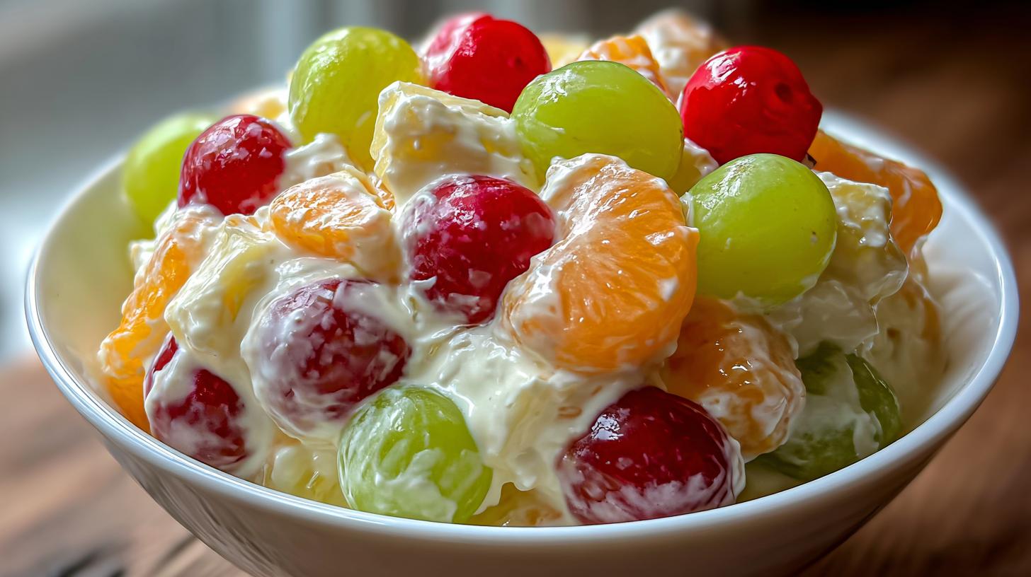 creamy fruit salad