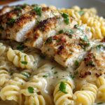 creamy garlic parmesan chicken pasta