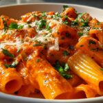 creamy tomato garlic pasta