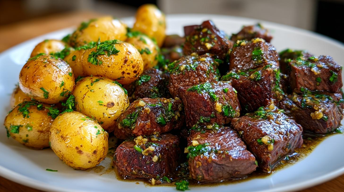garlic butter steak bites