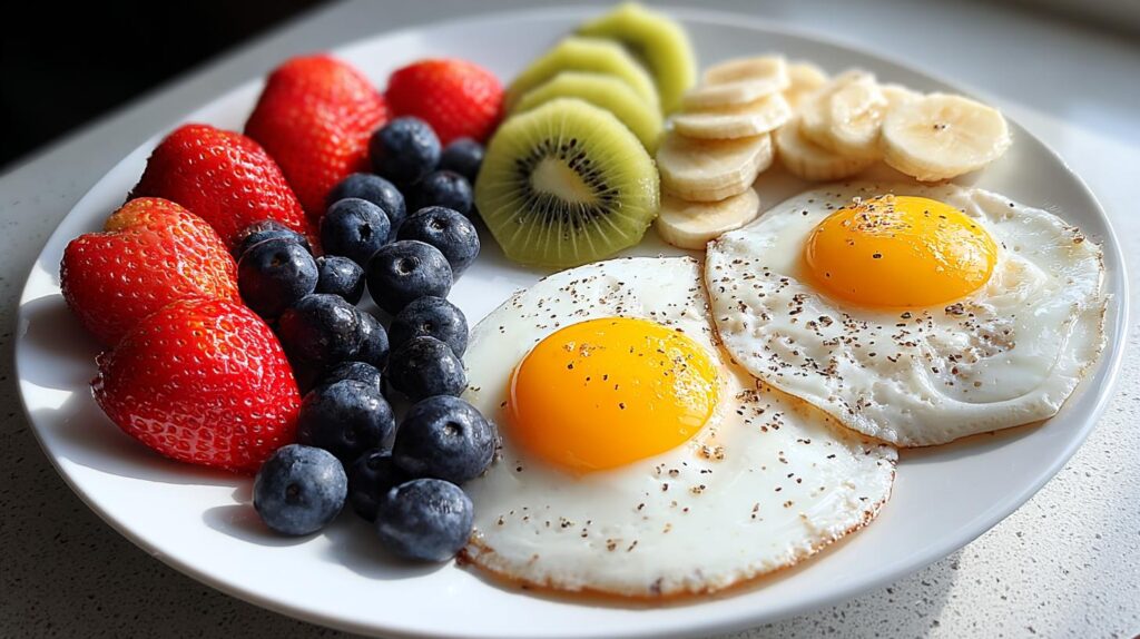 healthy breakfast plate