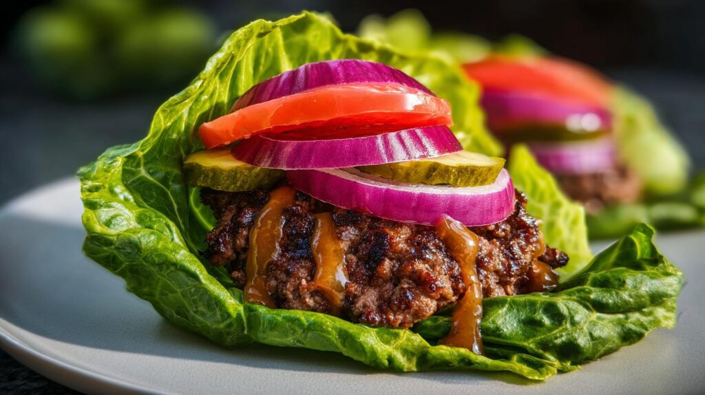 lettuce wrap burger