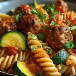 meatball zucchini pasta