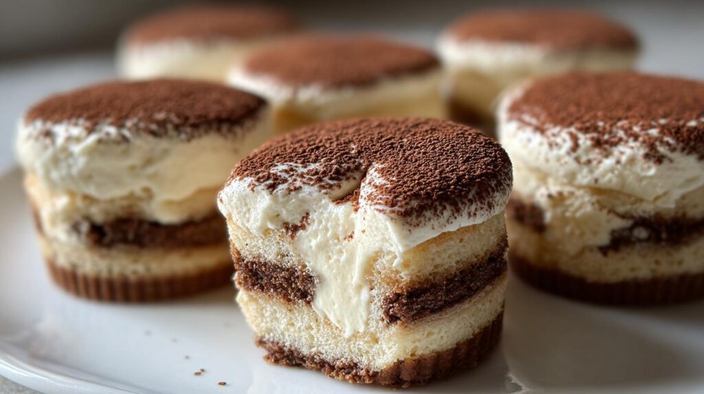 mini tiramisu cheesecake cups