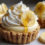 no-bake mini banana cream pies