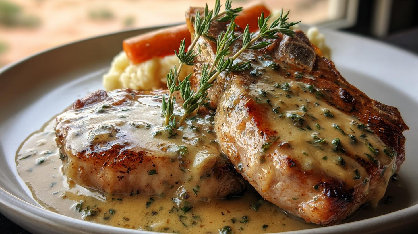 smothered pork chops
