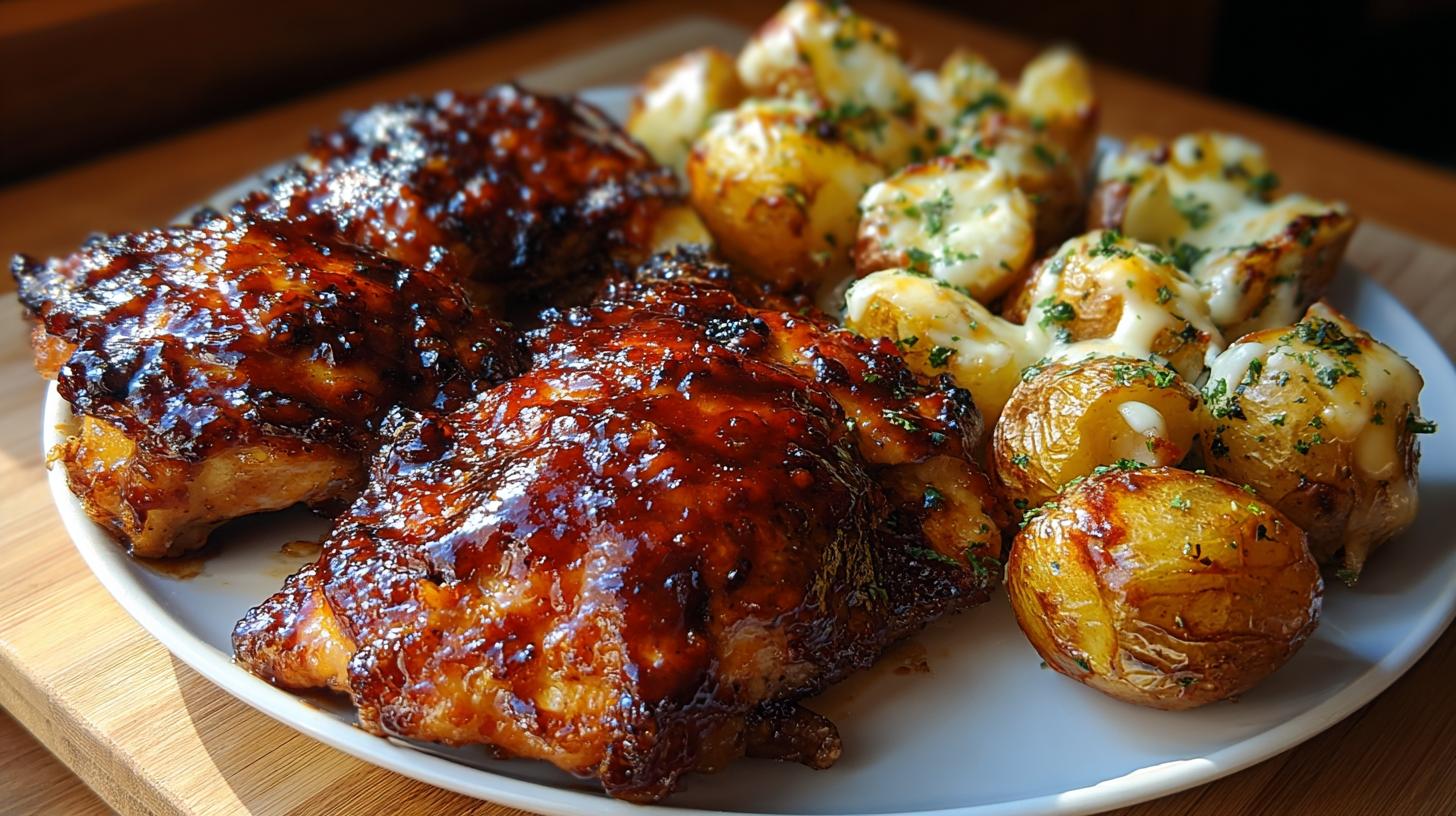 sticky BBQ chicken