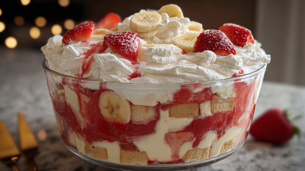 strawberry banana pudding