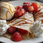 strawberry crepes