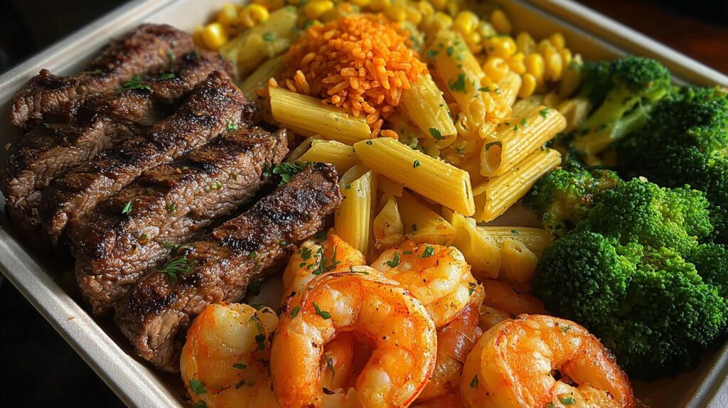 surf and turf meal prep