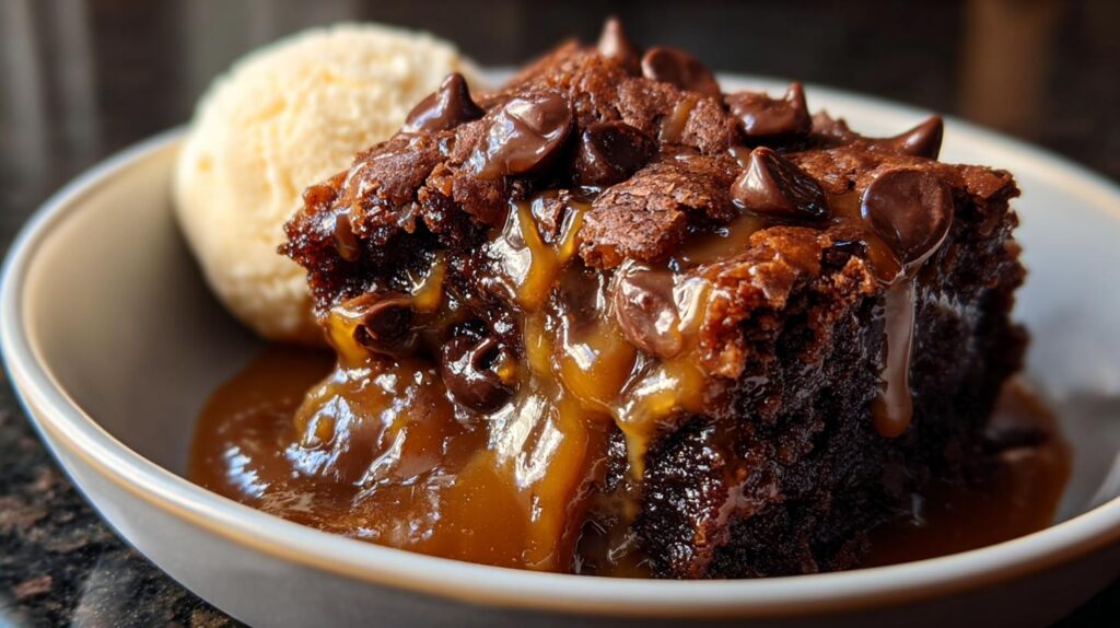 Chocolate Caramel Dump Cake