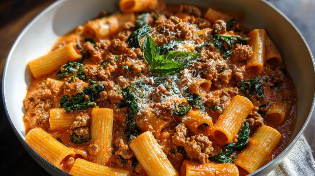 Creamy Tomato Sausage Pasta