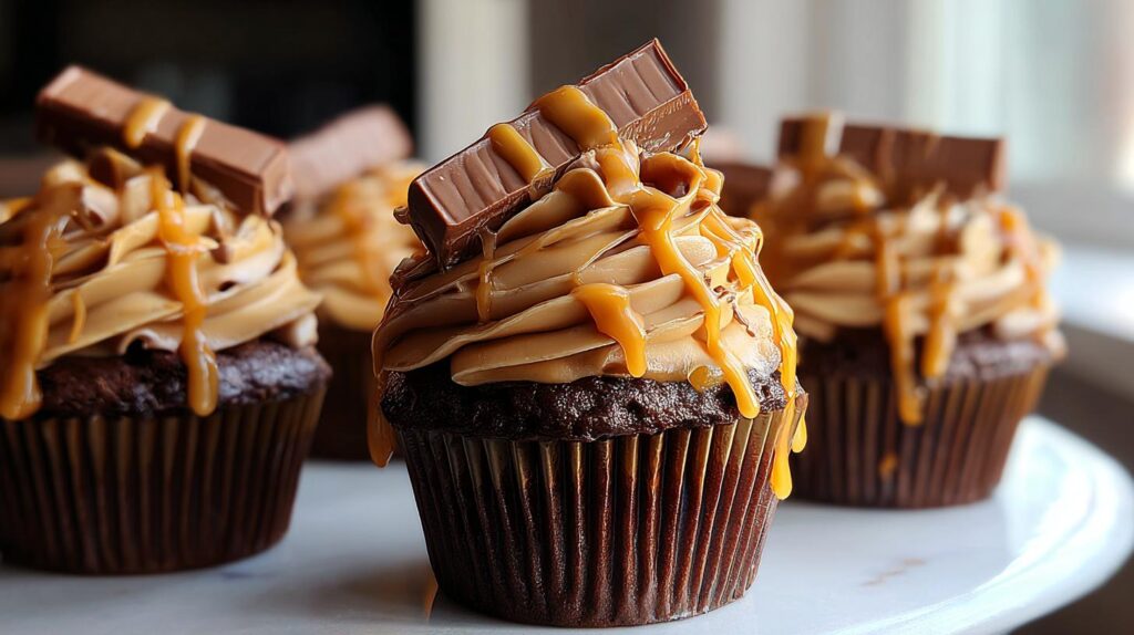 Twix cupcakes