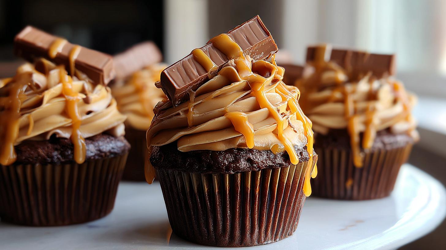 Twix cupcakes