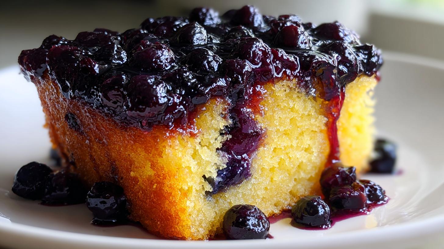 blueberry upside down cake