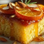 candied orange almond cake
