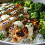 chicken broccoli rice bowl