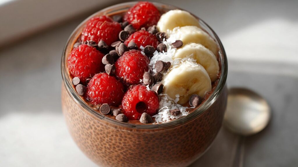 chocolate chia pudding