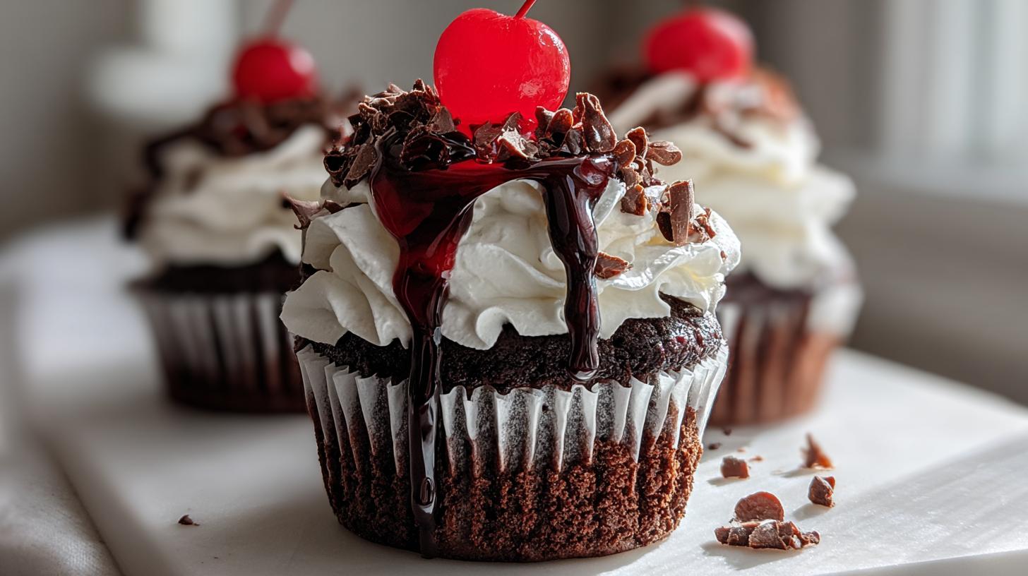 classic black forest cupcakes