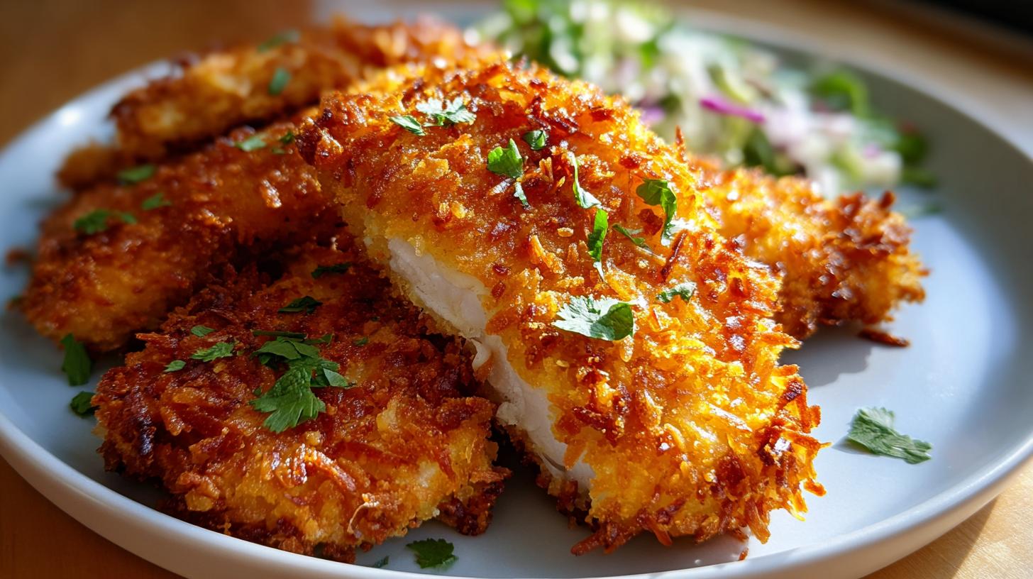 crunchy coconut chicken