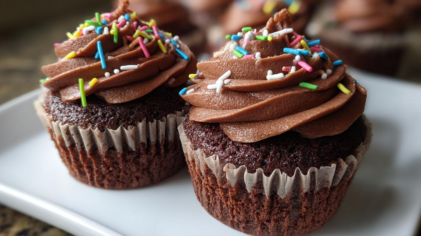 mini chocolate cupcakes