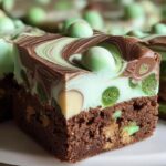 mint aero fudge bars