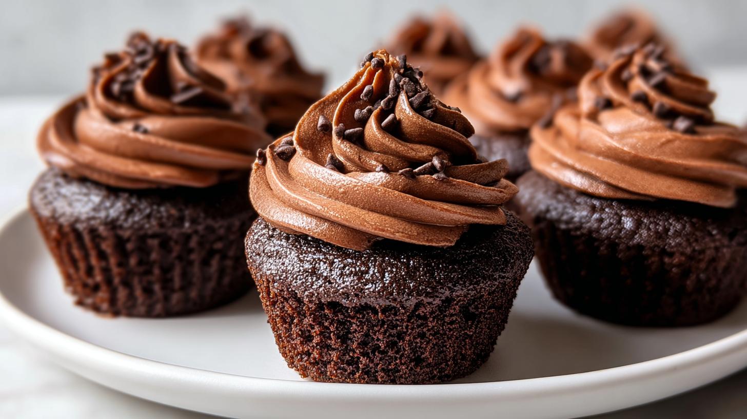 moist mini chocolate cupcakes