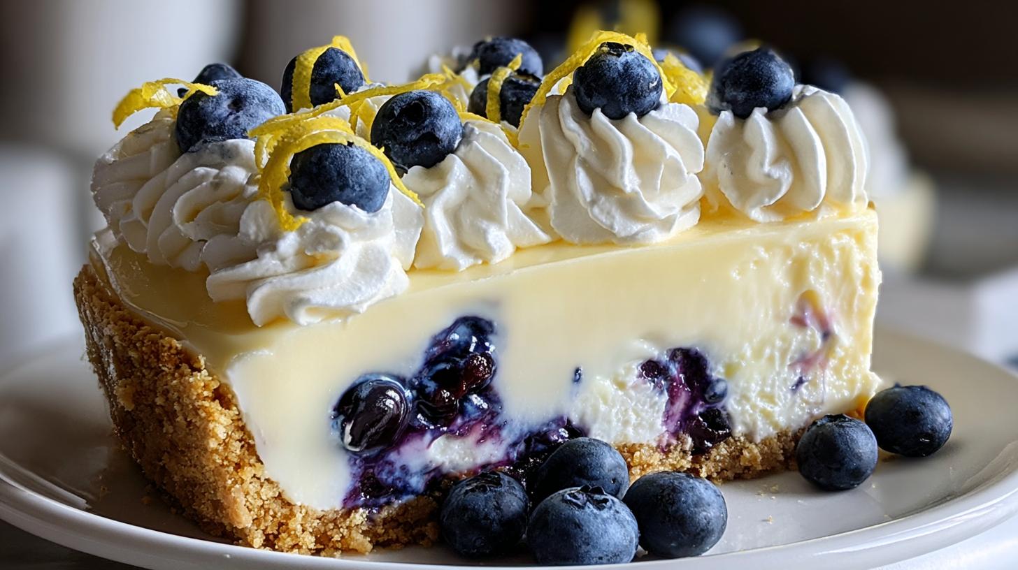 no bake lemon blueberry dessert