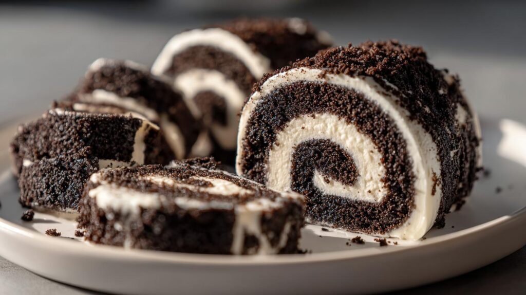 no bake oreo sushi rolls