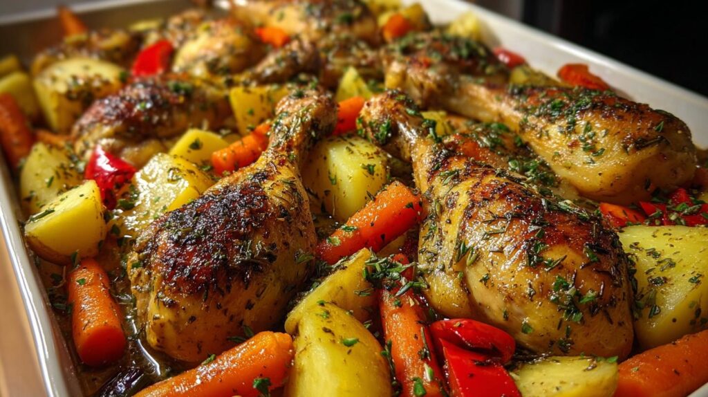 one pan roasted chicken drumsticks