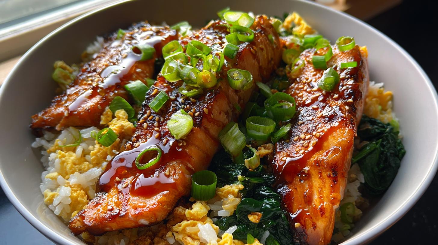 teriyaki salmon bowl