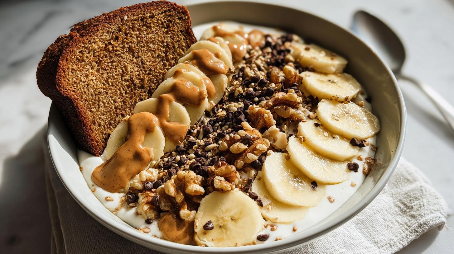Banana Bread Yogurt Bowl
