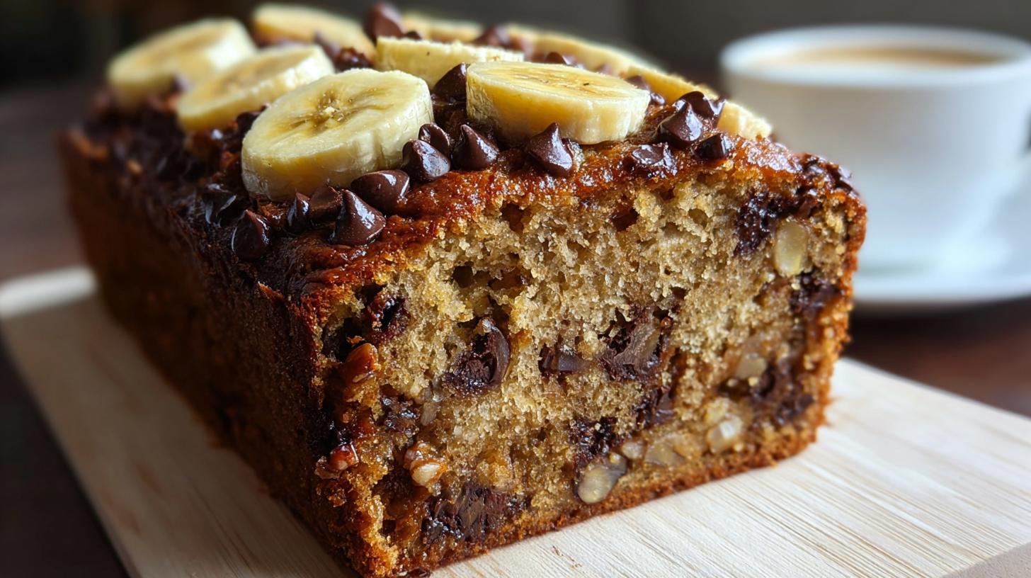 Chocolate Chip Walnut Banana Bread
