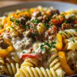 Creamy Sausage and Peppers Pasta