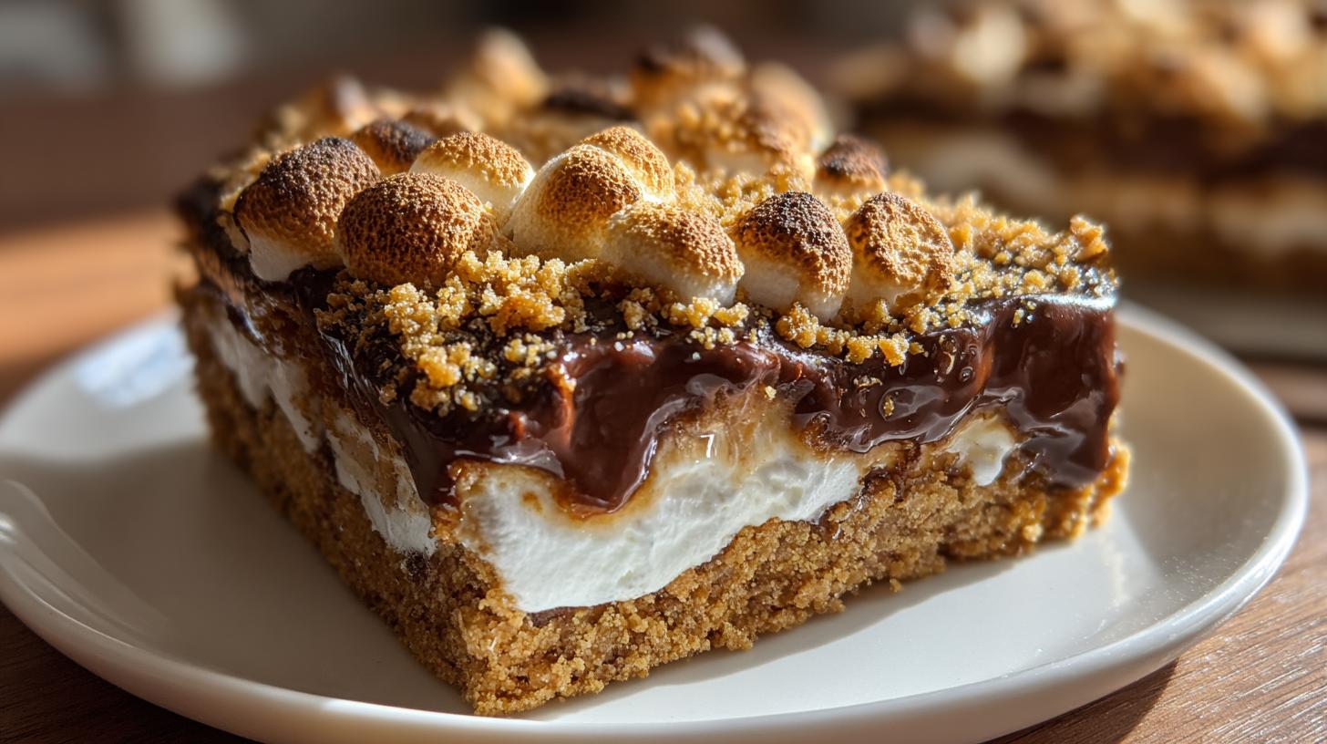 Gooey S’mores Cake