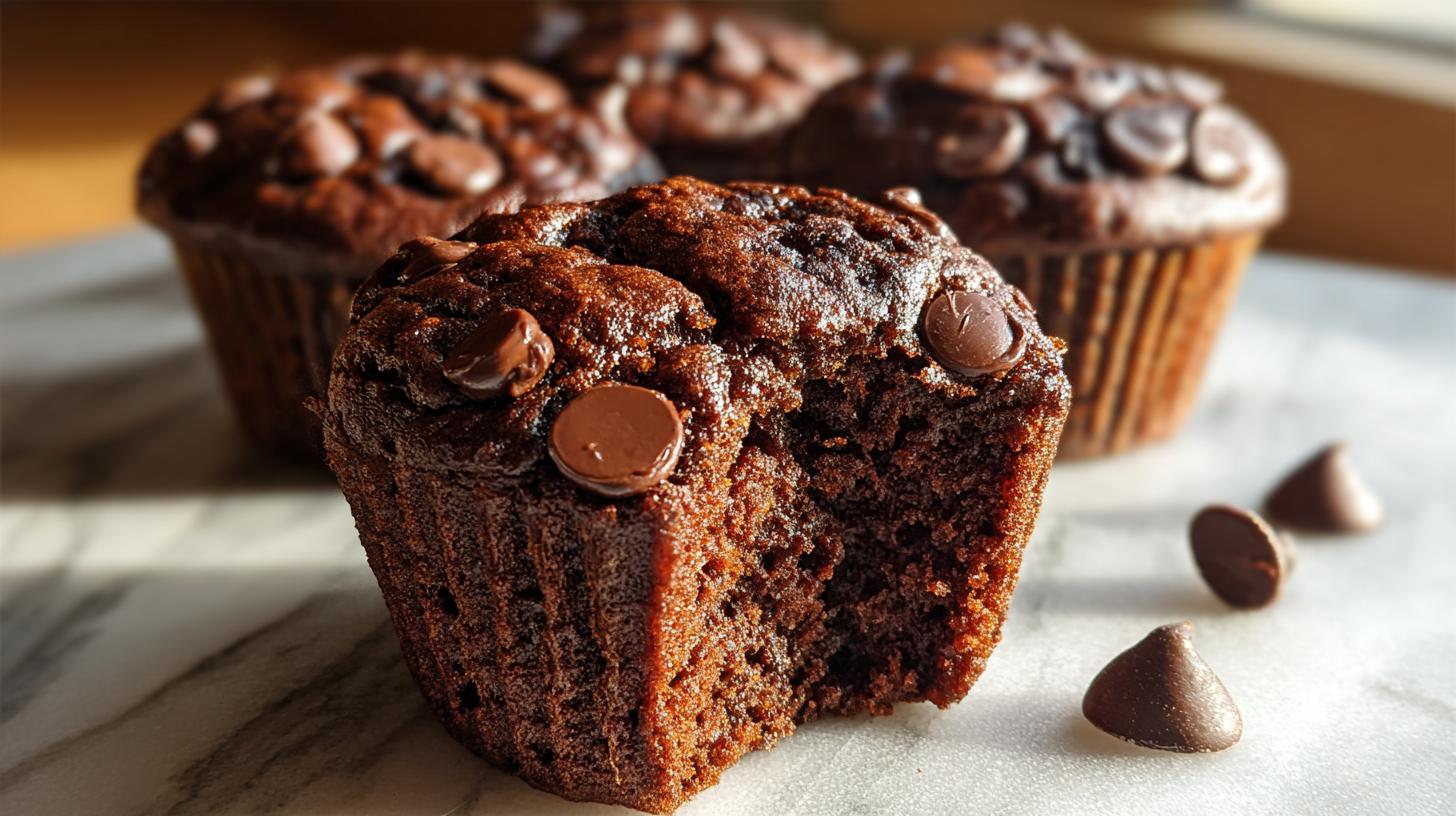 Greek yogurt chocolate muffins