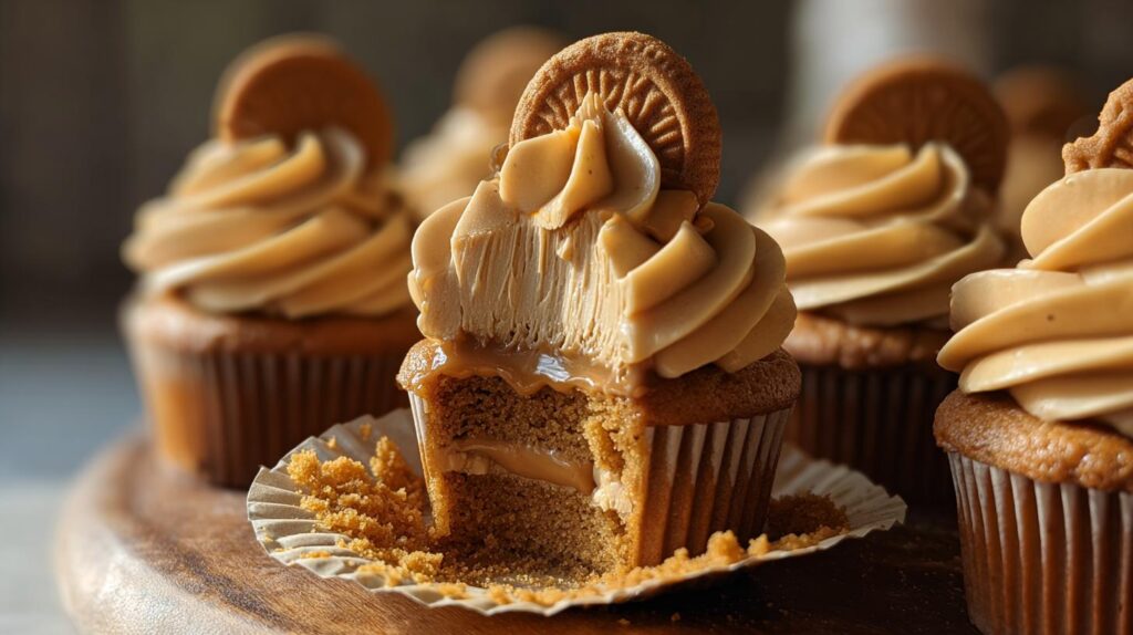 Lotus Biscoff cupcakes