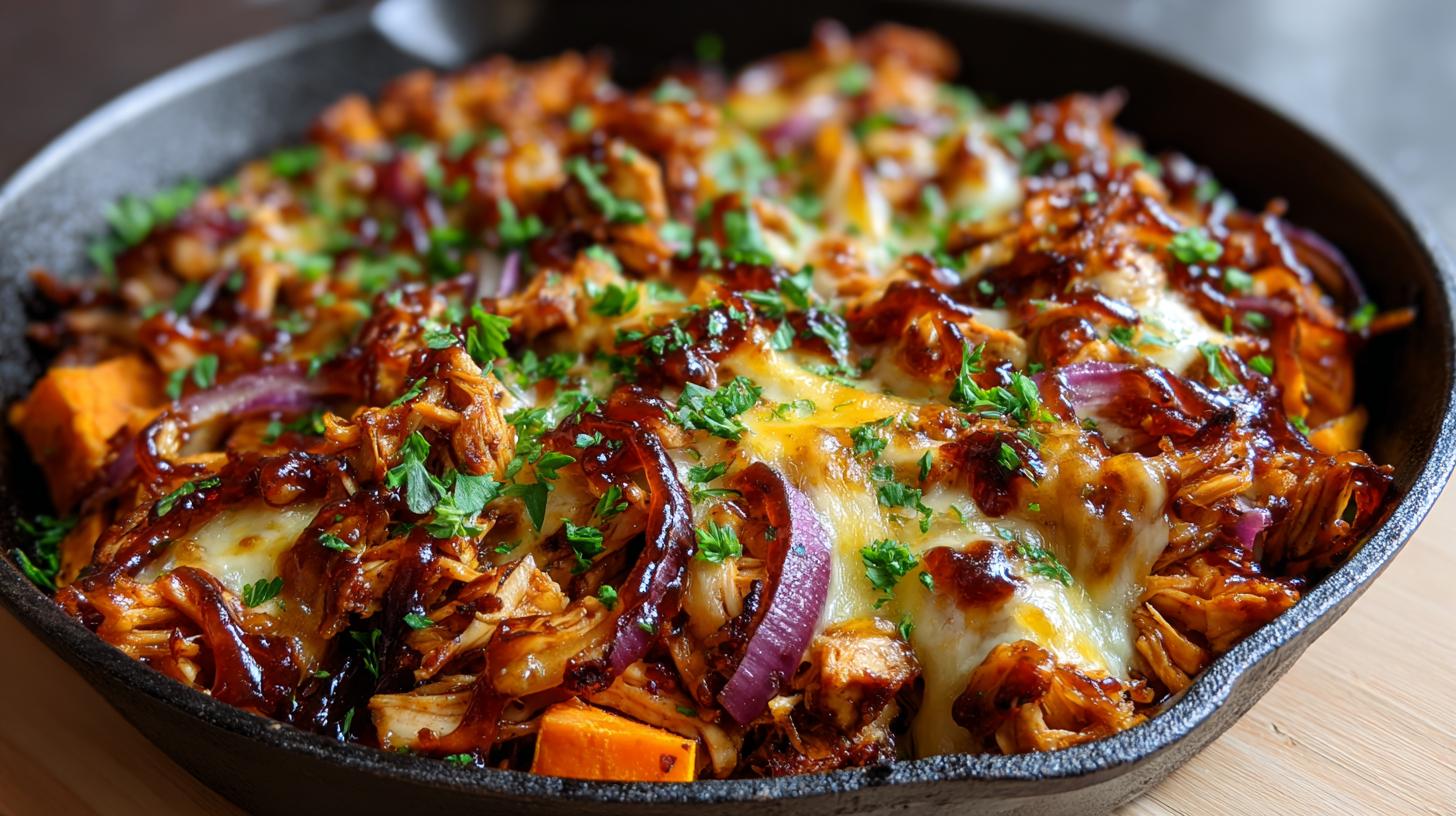 bbq chicken sweet potato