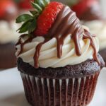 chocolate strawberry cupcakes