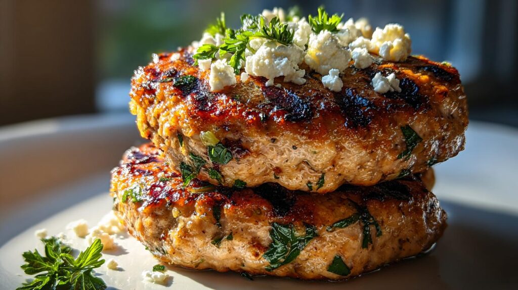 greek chicken burgers