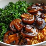 mushroom rice bowl