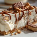 no-bake Kinder Bueno cheesecake